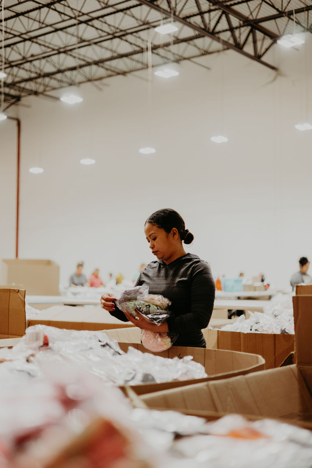 NISSI reverse logistics program — sorting and disposition floor